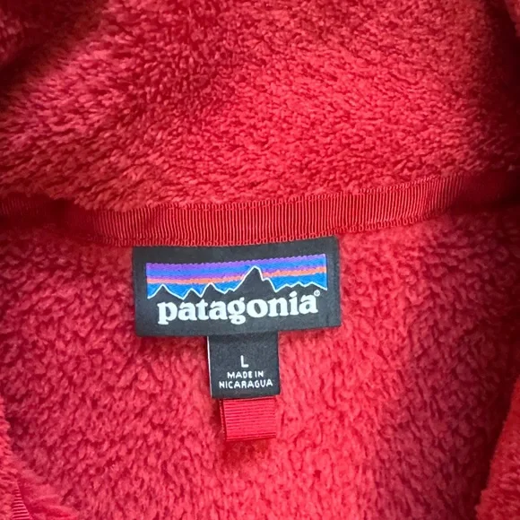 Patagonia Deep Red Fleece Pullover - Picture 3 of 3